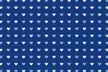 Çok renkli kalpler kusursuz model vektör sanatı