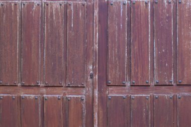 Eski ahşap kapı dokusu arkaplanı