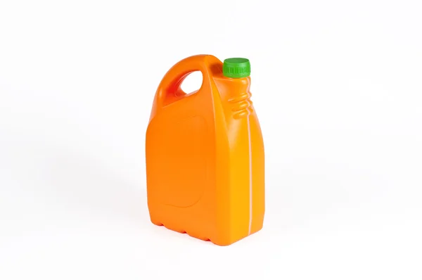 Tanica di plastica arancione — Foto Stock