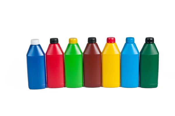 Пластикова пляшка для машинного масла — стокове фото
