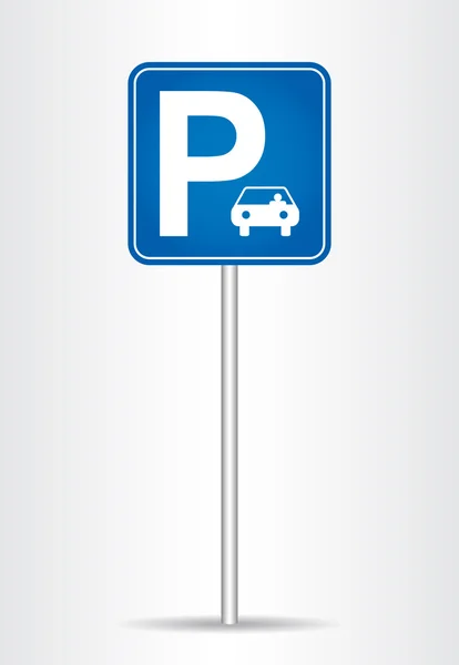 Parkování. Vektorové ilustrace — Stockový vektor