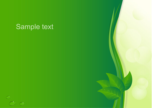 Эко-биография. Векторная иллюстрация
