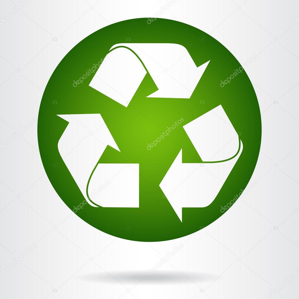 Recycle symbol. Vector illustration