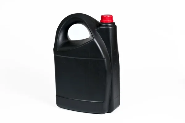 Jerrycan en plastique noir — Photo