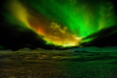 Aurora Borealis, Skagafjorour Vadisi, İzlanda