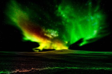 Aurora Borealis, Skagafjorour Vadisi, İzlanda