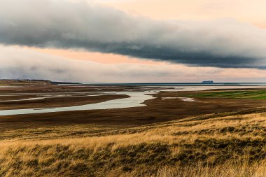 Borgarfjorour, İzlanda - 15 Ekim 2025