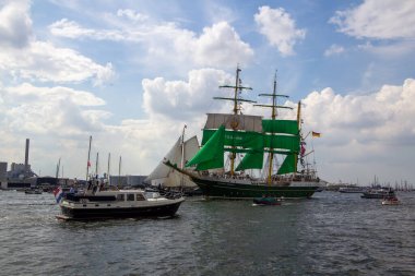 Amsterdam, Hollanda, 19 Ağustos 2015. Bu fotoğraf Amsterdam Sail etkinliği sırasında çekildi. Bu resim sadece editörler için..