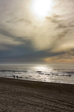Texas adasından Kuzey Denizi üzerindeki Vistara 'ya. Uzakta ufukta bir balıkçı teknesi görebilirsiniz..
