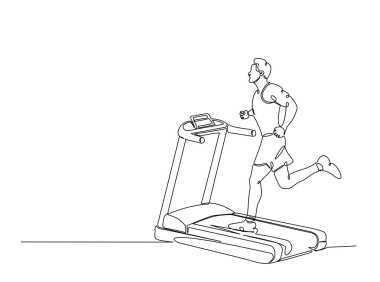 Tek ana hatlı çizimde notaları olan bir saksafon. Saksafon çiziminin kesintisiz çizimi ses görüntüsü.