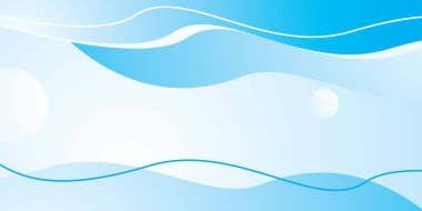 Mavi ve beyaz gradyan dalgalı soyut arkaplan