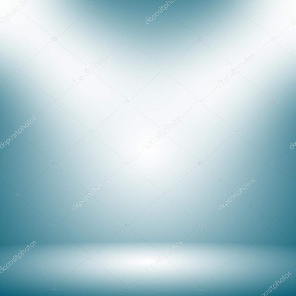 Light blue gradient abstract background. Empty room for display product