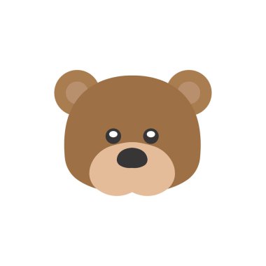 Oyuncak oyuncak hediye sevimli yumuşak pelüş emoji sembolü simge vektör çizimi izole edilmiş düz