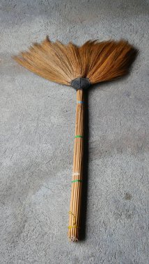 Dokulu Beton Döşeme Doğal Çim Süpürgesi, Geleneksel Asya Süpürgesi