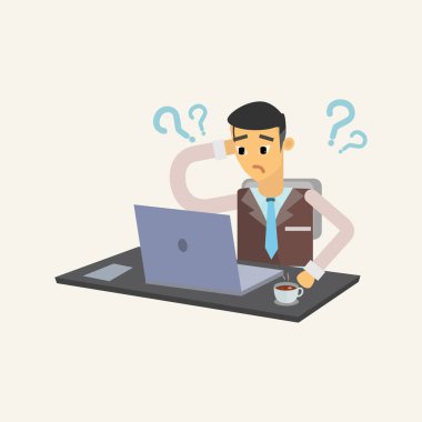 Bilgisayarlı iş adamları