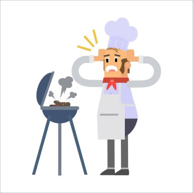 Aşçılık ve yemek pişirme araçları vektör illüstrasyon tasarımı