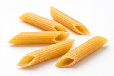 Makarna bir arka plan üzerine,