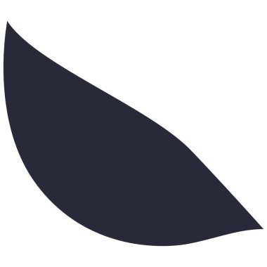 2B kıvrımlı tek yaprak, doğal dekorasyon, botanik sanat, eko tasarım ve el yapımı yaratıcı projeler için mükemmel..