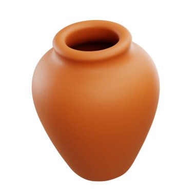 3 boyutlu yuvarlak terracotta anglo, düz desenli, ev dekorasyonu, çömlek tasarımı, kültürel el sanatları ve klasik temalı sanat eserleri için uygun..