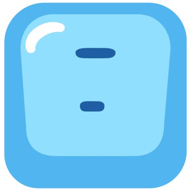 2 boyutlu klavye düğmesi tire ve altı çizili semboller, ui varlıkları, dijital araçlar ve bilgisayar daktilo görsel için tasarlanmıştır.