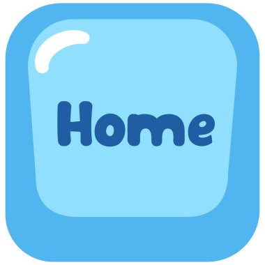 2B mavi ev klavyesi, ui projeleri, masaüstü düzeni ve modern bilgisayar klavye konsepti grafikleri için mükemmel.