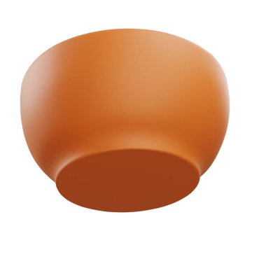 Yuvarlak dizaynlı 3D küçük kase çömlek varlıkları, mutfak çizimleri ya da geleneksel kültürel dekorasyon için mükemmel..