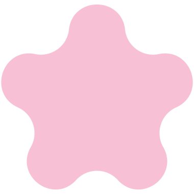 2 boyutlu yumuşak pastel tonda pembe yıldızlar, şirin minimal desen, dekorasyon, çocuk projeleri ve yaratıcı dijital sanat için ideal..