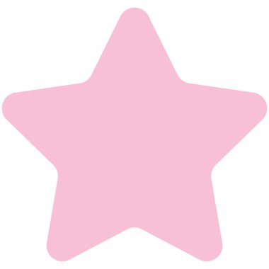 Donut, çiçek, yıldız ve yaratıcı tasarım projeleri için mükemmel desenler içeren sevimli pembe ve mor şekilli 2D pastel koleksiyonu.