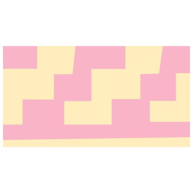 Pembe ve bej tonlarda 2B pastel geometrik desen, arka plan, tekstil, ambalaj veya dekoratif tasarım uygulamaları ve el sanatları için idealdir..