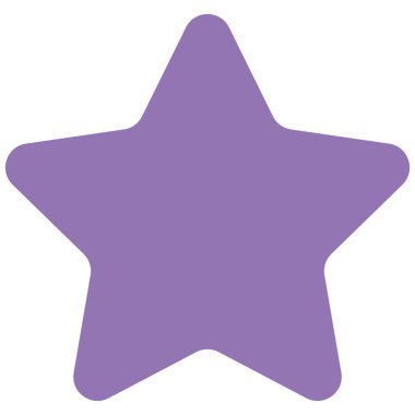 2 boyutlu açık mor yıldız şekli, rüya gibi sanat eserleri, uzay elementleri, ya da en az yaratıcı tasarıma sahip şirin dekorasyon projeleri için uygundur..