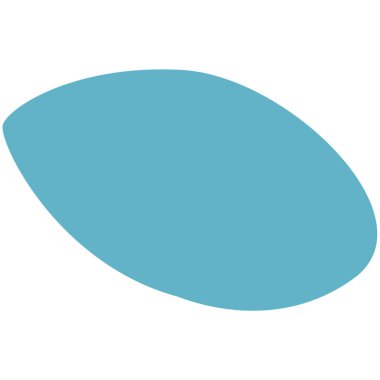 Pürüzsüz 2B mavi yaprak, minimal tasarımlar, temiz dekorasyonlar, doğal sanat eserleri ve modern botanik projeleri için mükemmel..