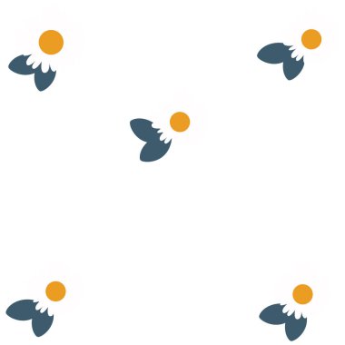 2D papatya desenli, küçük taç yaprakları ve yumuşak tonu olan, arka plan, dekorasyon, çiçek sanatı ya da nazik yaratıcı kullanım için harika..