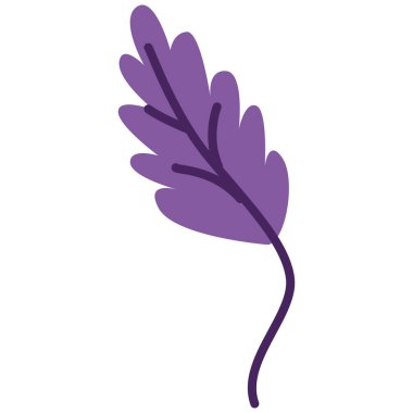 Menekşe eğreltiotu 2D tasarımı, botanik ve doğa temalı projeler için mükemmel, her türlü yaratıcı işe eşsiz ve canlı bir dokunuş sunar..