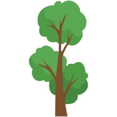 2D ağaç kümelenmiş tepe örtüsü orman sahneleri, doğa varlıkları, çevre eğitimi ve yeşil manzara tasarımları için uygun yoğun büyümeyi temsil eder..