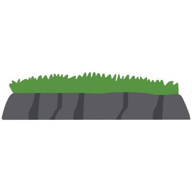 2d çim alan elementi manzara, açık hava sahneleri, çevre tasarımları, doğal arazi inşası ve eko temalı görseller için uygundur..