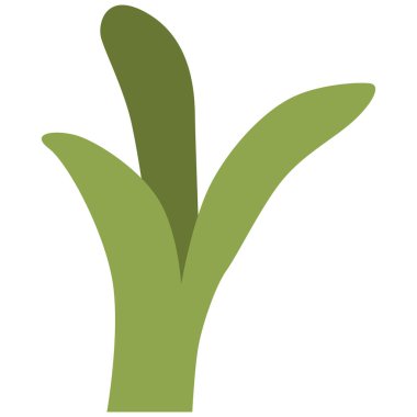 2d yaprak filizi ve yeşil filizler büyüme konseptleri bahçe temaları ve doğa sahneleri için uygundur