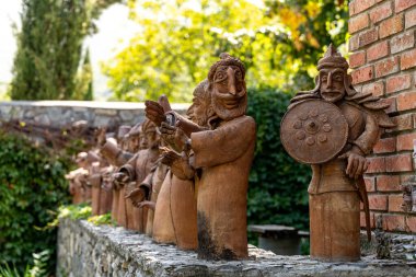 Sheki, Azerbaycan, Sheki Hanları Sarayı, Dünya Mirası Bölgesi. Yüksek kalite fotoğraf