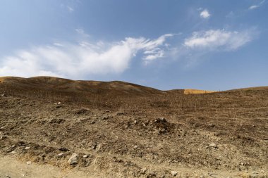 Beşmak Dağı civarındaki antik bir köyün taşları. Bakü. Azerbaycan. Yüksek kalite fotoğraf
