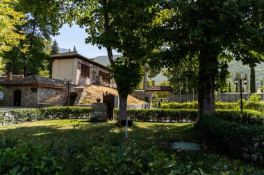 Sheki, Azerbaycan, Sheki Hanları Sarayı, Dünya Mirası Bölgesi. Yüksek kalite fotoğraf