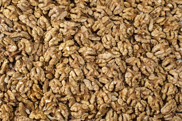 Walnuts halves texture — Stock Photo, Image