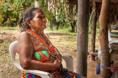 eski Embera kabile kadın 