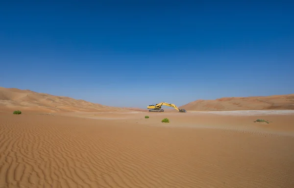 Зеленая трава в пустыне Лива , — стоковое фото