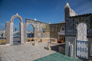 Rooftop in Medina de Tunis clipart