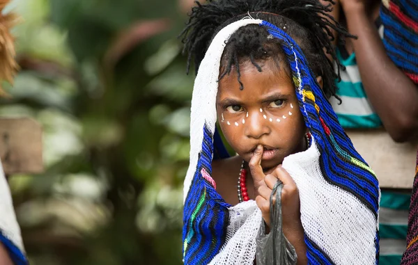 Dani tribe girl — Stock Photo, Image