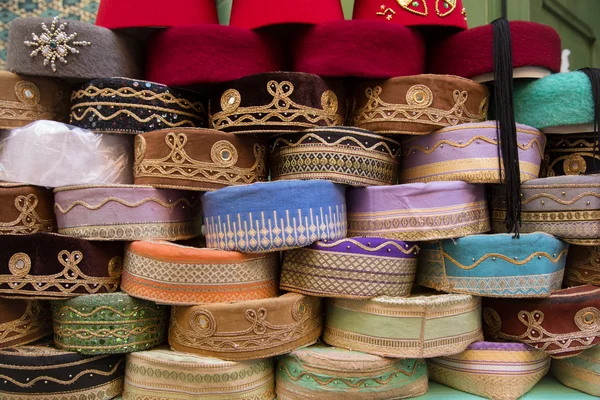 Sombreros tunisianos tradicionales — Foto de Stock