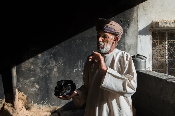 Vecchio uomo dell'Oman — Foto Stock