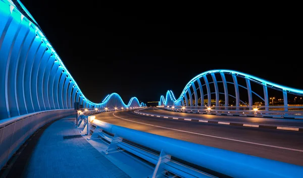 Meydan bridge nocą — Zdjęcie stockowe