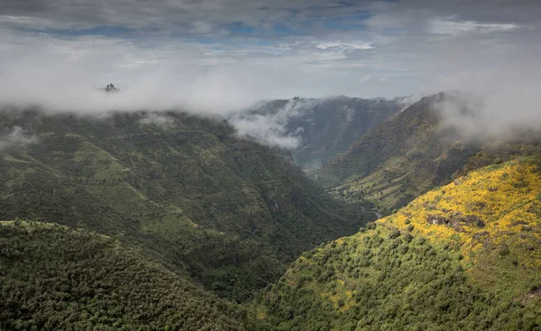 Vista Das Montanhas Simien Etiópia — Fotografia de Stock