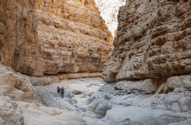 Ras Al Khaimah, Birleşik Arap Emirlikleri, 7 Kasım 2020: Hajjar dağlarında yürüyüş