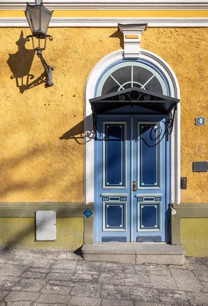 Tallinn Estonia 18Th March 2021 Empty Streets Tallinn Covid Pandemic — Stock Photo, Image